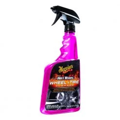 Buy 👏 Meguiar's Car Exterior Cleaners Hot Rims Wheel and Tire Cleaner, G9524 24-fl oz Car Exterior Wash ⌛