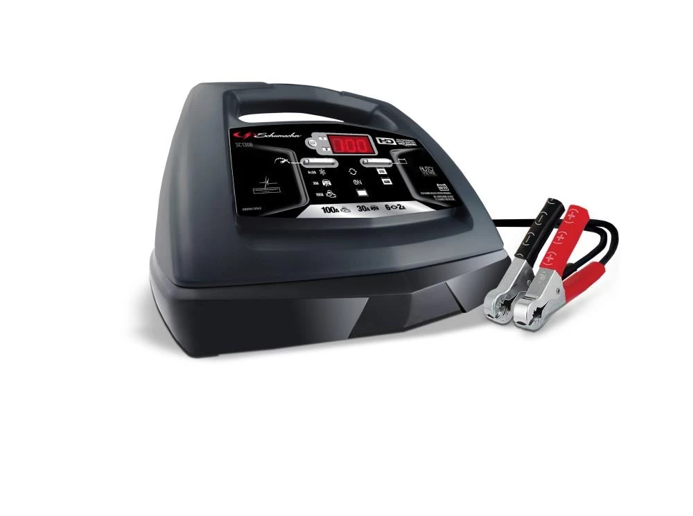 Promo โจ Schumacher Electric Car Battery Chargers 100-Amp 12-Volt Car Battery Charger ๐ 1 Promo โจ Schumacher Electric Car Battery Chargers 100-Amp 12-Volt Car Battery Charger ๐