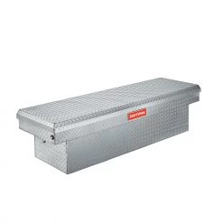 Buy ๐คฉ CRAFTSMAN Truck Tool Boxes 71.36-in x 19.57-in x 17.21-in Brite Aluminum Crossover Truck Tool Box โ๏ธ