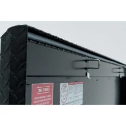New 🔥 CRAFTSMAN Truck Tool Boxes 71.36-in x 19.57-in x 16.58-in Matte Black Aluminum Crossover Truck Tool Box 🧨 -Automotive Sales 09839335