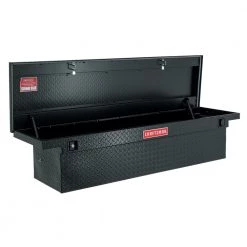 New 🔥 CRAFTSMAN Truck Tool Boxes 71.36-in x 19.57-in x 16.58-in Matte Black Aluminum Crossover Truck Tool Box 🧨 -Automotive Sales 09839336