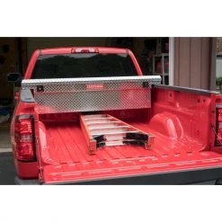 Cheap 🧨 CRAFTSMAN Truck Tool Boxes 71.36-in x 19.57-in x 16.58-in Brite Aluminum Crossover Truck Tool Box ✨ -Automotive Sales 09839549