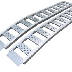 Flash Sale 🌟 Carry-On Trailer Loading Ramps Arched 94-in Aluminum Ramp ✔️