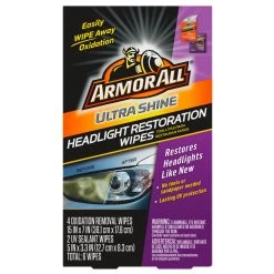 Deals ๐ Armor All Car Exterior Cleaners Ultra Shine Headlight Restoration Wipes 6-Count Car Exterior Restoration Kit ๐