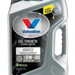 Outlet ❤️ Valvoline Automotive Chemicals & Lubricants Full Synthetic SAE 0W-20 Motor Oil- Easy Pour 5 Quart 🧨