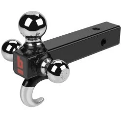 Best deal โจ bROK Trailer Hitch Ball Mounts Ball Mount Tri Ball 2-in Shank w/Hook and Chrome Balls ๐คฉ