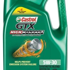 Best Pirce 🔥 CASTROL Motor Oil & Additives GTX High Mileage 5W-30, 5 Qt 😀