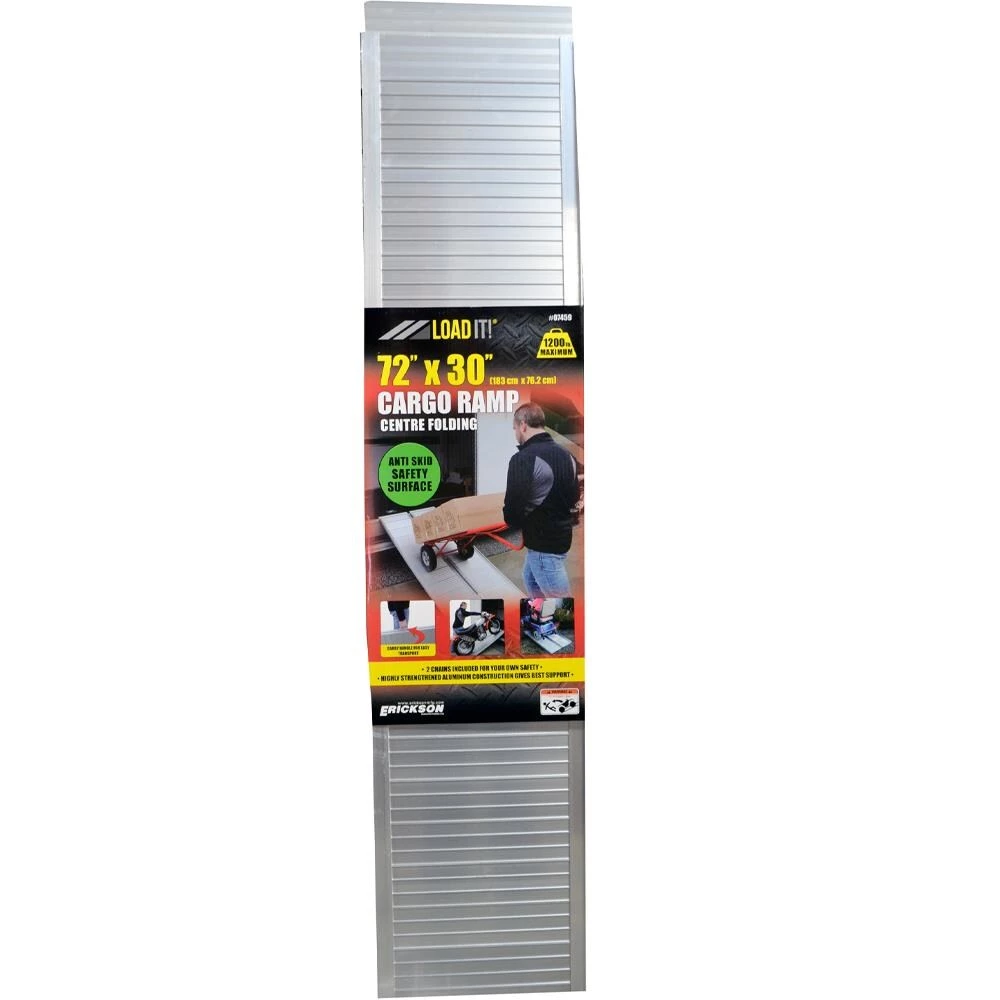 Best deal 😀 Erickson Cargo Carriers Aluminum Solid Deck Ramp 1200 lb 30-in x 72 -in 👍 5 Best deal 😀 Erickson Cargo Carriers Aluminum Solid Deck Ramp 1200 lb 30-in x 72 -in 👍 - Image 5