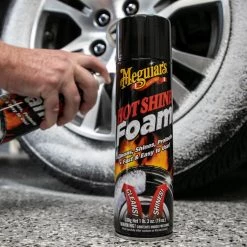 Coupon 👍 Meguiar's Car Exterior Cleaners Hot Shine Tire Foam, G13919 19-fl oz Car Exterior Restoration Kit ❤️ -Automotive Sales 15611907