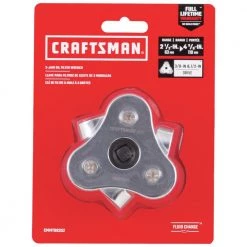 Outlet 🌟 CRAFTSMAN Oil Change Tools Automotive 3-Jaw Oil Filter Wrench 👍 -Automotive Sales 16415411