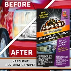 Deals 🛒 Armor All Car Exterior Cleaners Ultra Shine Headlight Restoration Wipes 6-Count Car Exterior Restoration Kit 👏 -Automotive Sales 42089123